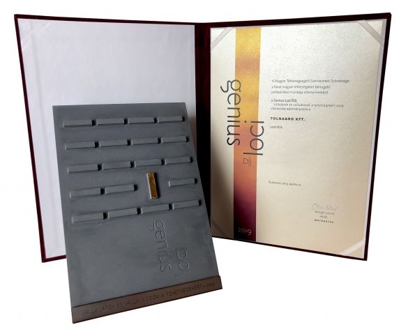 Genius Loci Díj - Vállalatok és vállalkozók a tehetségekért 2019.